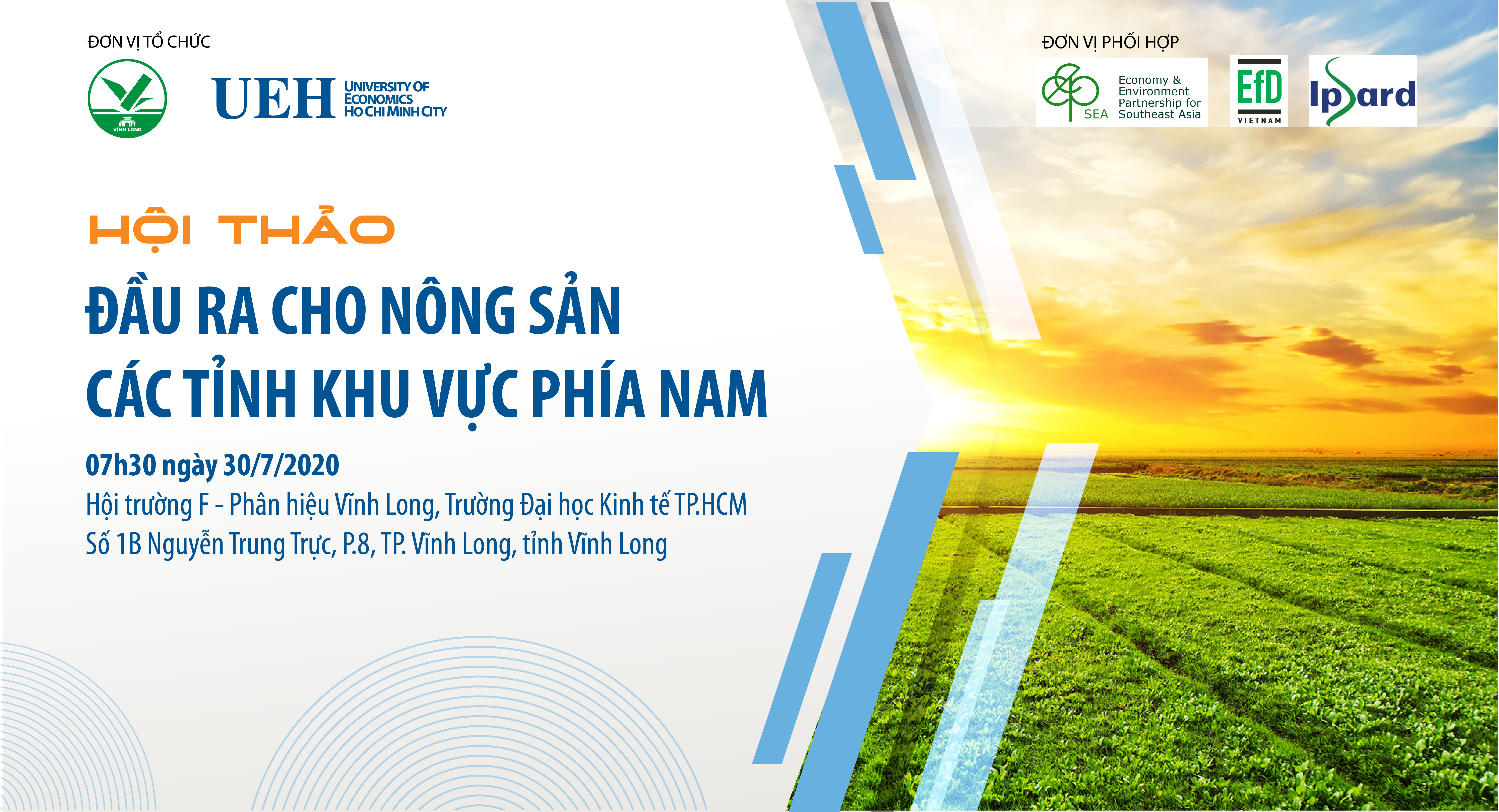 HỘI THẢO ĐẦU RA CHO NÔNG SẢN CÁC TỈNH KHU VỰC PHÍA NAM